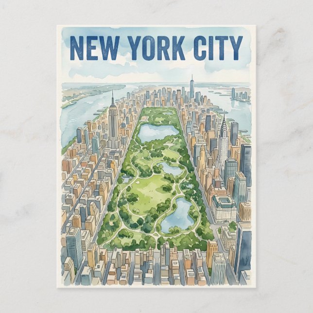 New York City-resor vykort (Framsida)