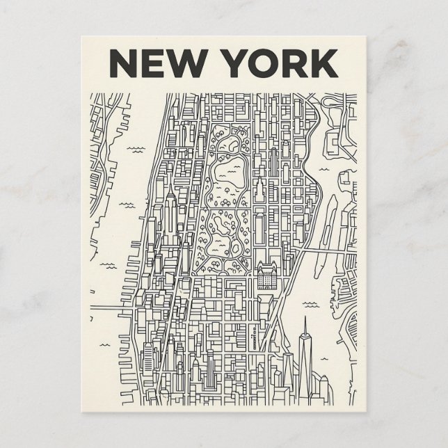 New York City-resor vykort (Framsida)