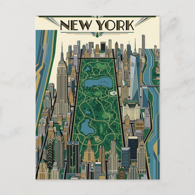 New York City-resor vykort (Framsida)