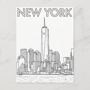 New York City-resor vykort