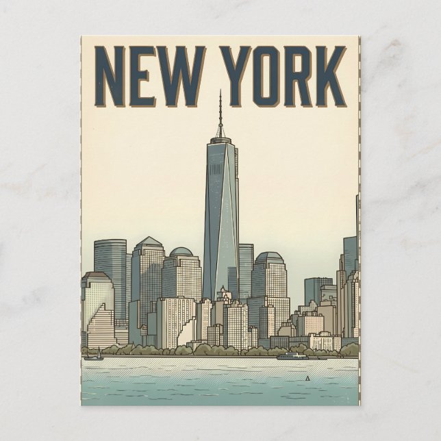 New York City-resor vykort (Framsida)