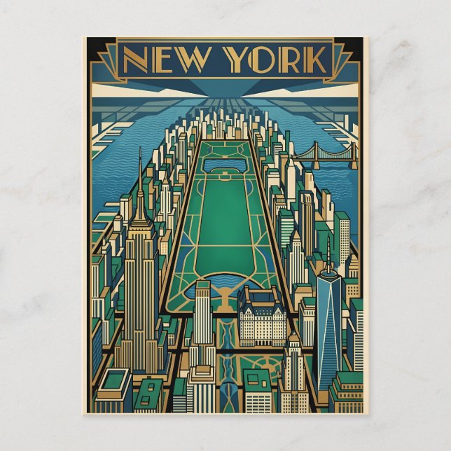 New York City-resor vykort (Framsida)