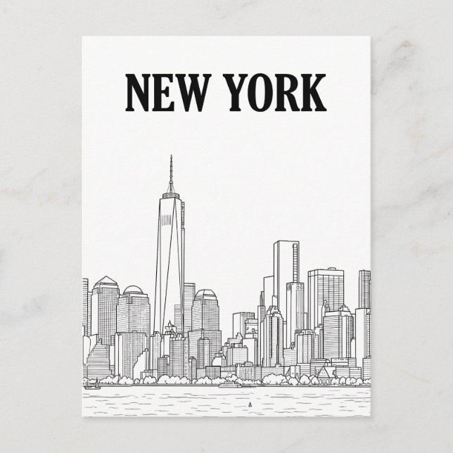 New York City-resor vykort (Framsida)
