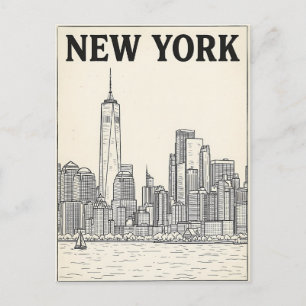 New York City-resor vykort