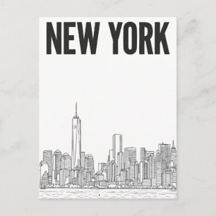 New York City-resor vykort