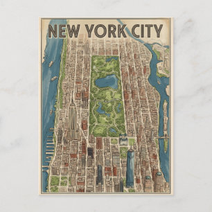 New York City-resor vykort