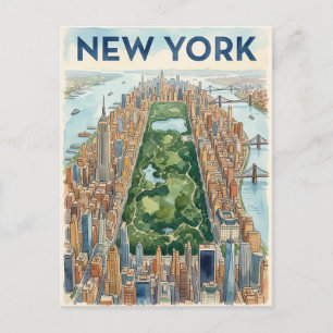 New York City-resor vykort