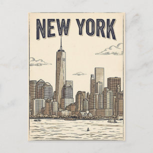 New York City-resor vykort
