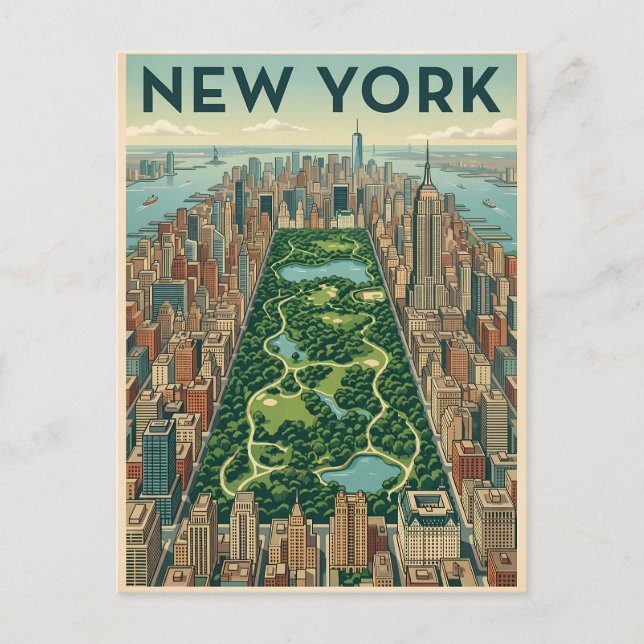 New York City-resor vykort (Framsida)