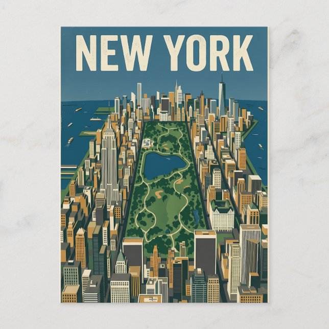 New York City-resor vykort (Framsida)