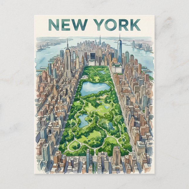New York City-resor vykort (Framsida)