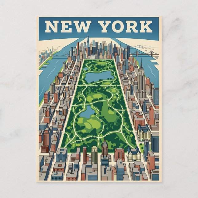 New York City-resor vykort (Framsida)