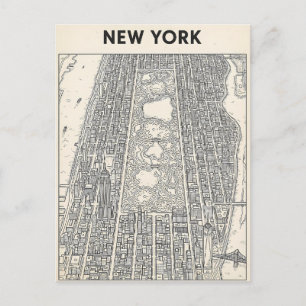 New York City-resor vykort
