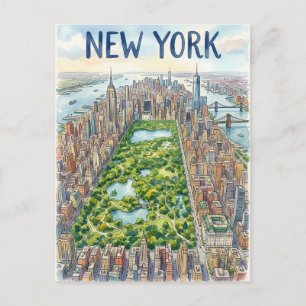 New York City-resor vykort