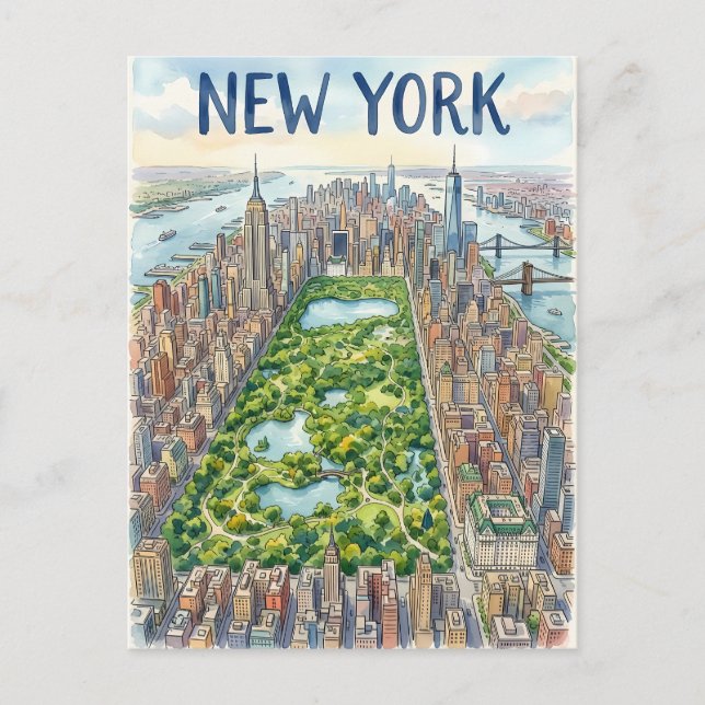New York City-resor vykort (Framsida)