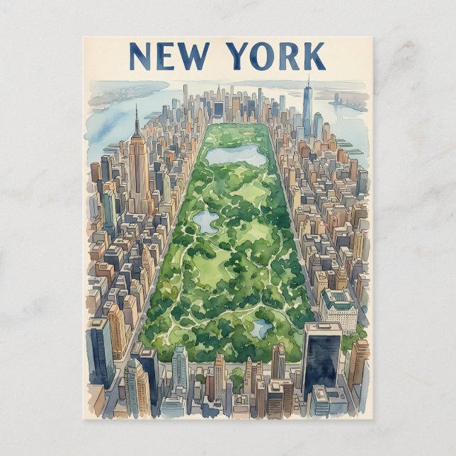 New York City-resor vykort (Framsida)