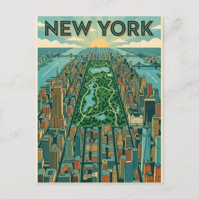 New York City-resor vykort (Framsida)