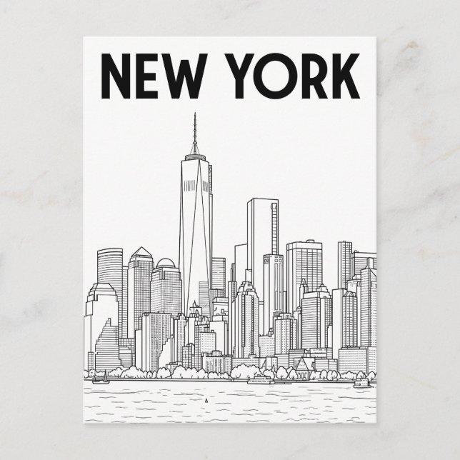 New York City-resor vykort (Framsida)