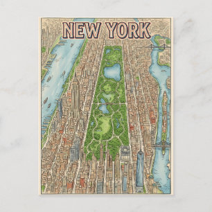 New York City-resor vykort