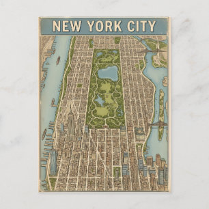 New York City-resor vykort