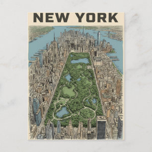 New York City-resor vykort