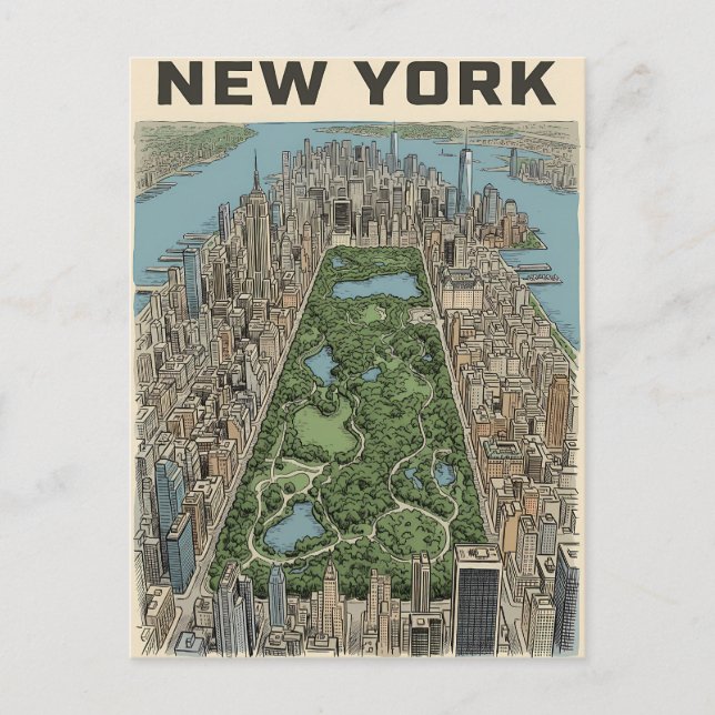 New York City-resor vykort (Framsida)