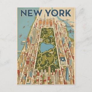 New York City-resor vykort