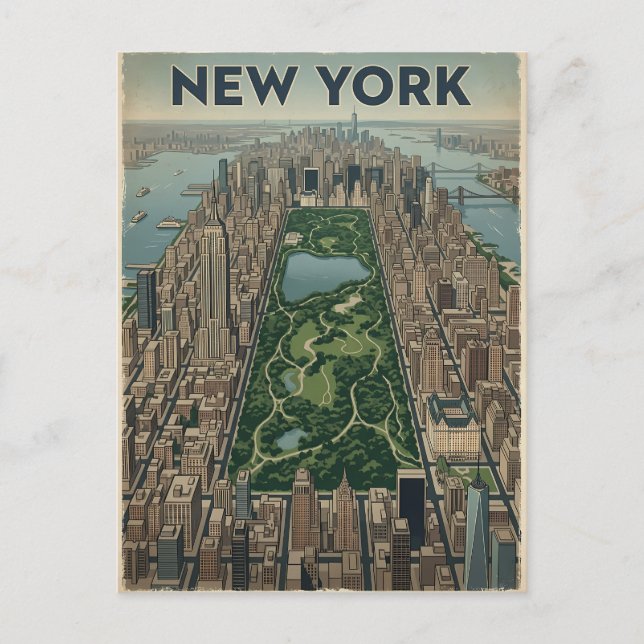 New York City-resor vykort (Framsida)