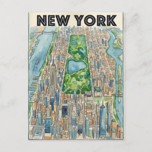 New York City-resor vykort