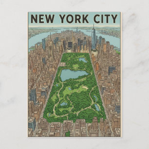 New York City-resor vykort