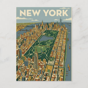 New York City-resor vykort