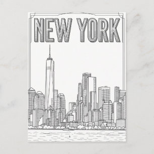 New York City-resor vykort