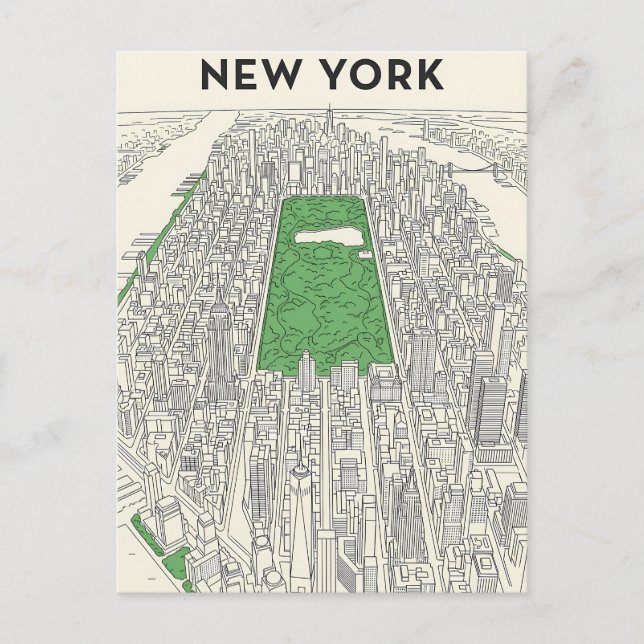 New York City-resor vykort (Framsida)