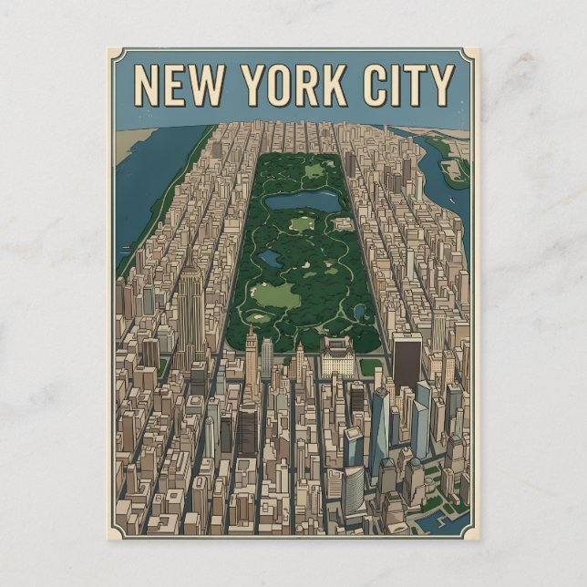 New York City-resor vykort (Framsida)