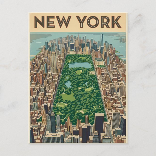 New York City-resor vykort (Framsida)