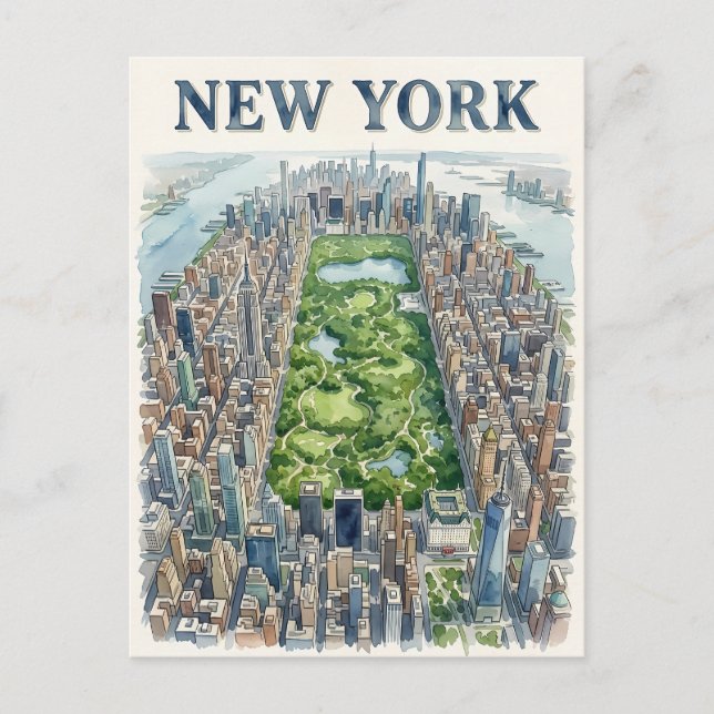 New York City-resor vykort (Framsida)