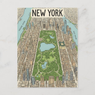 New York City-resor vykort