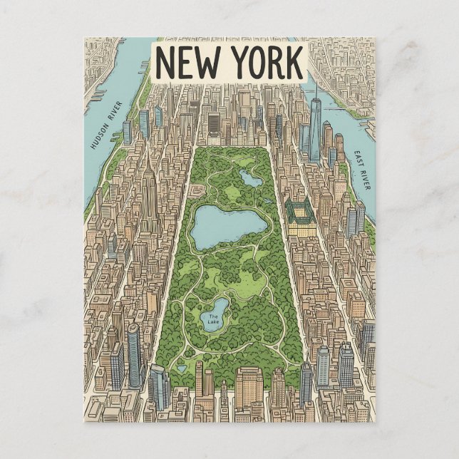 New York City-resor vykort (Framsida)
