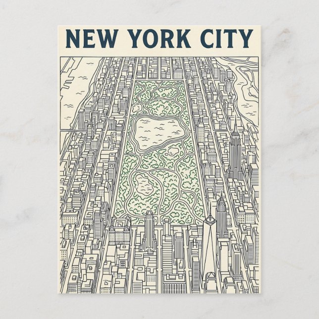 New York City-resor vykort (Framsida)