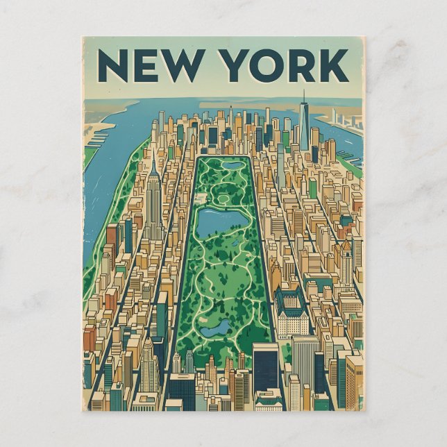 New York City-resor vykort (Framsida)