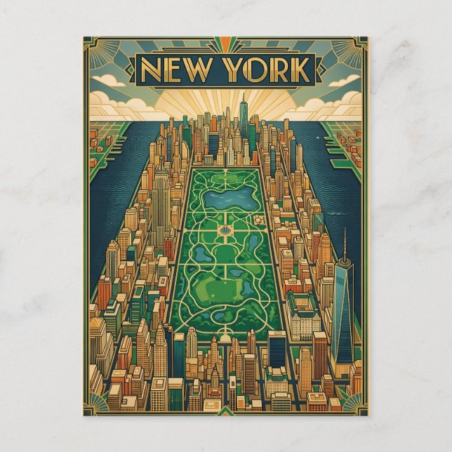 New York City-resor vykort (Framsida)