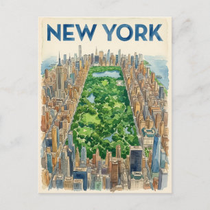 New York City-resor vykort