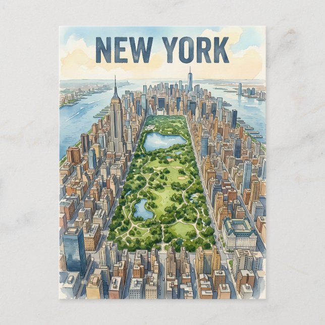 New York City-resor vykort (Framsida)