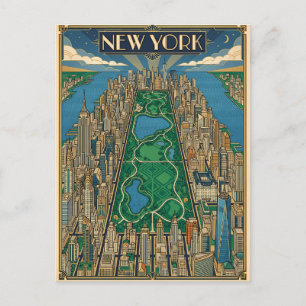 New York City-resor vykort