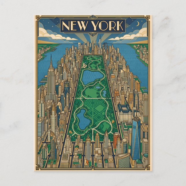 New York City-resor vykort (Framsida)