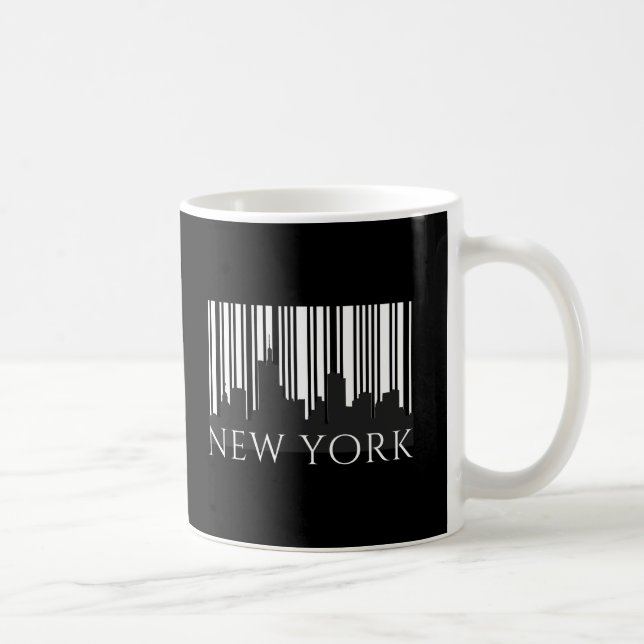 New York City Retro Skyline Graphic - Urban Street Kaffemugg (Höger)