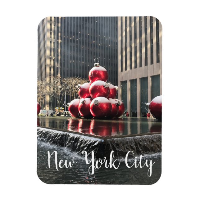 New York City Rockefeller Center jul NYC Magnet (Vertikal)