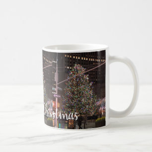 New York City Rockefeller Center Julgran Kaffemugg