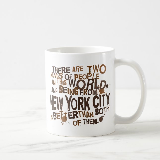 New York City (rolig) gåva Kaffemugg (Höger)