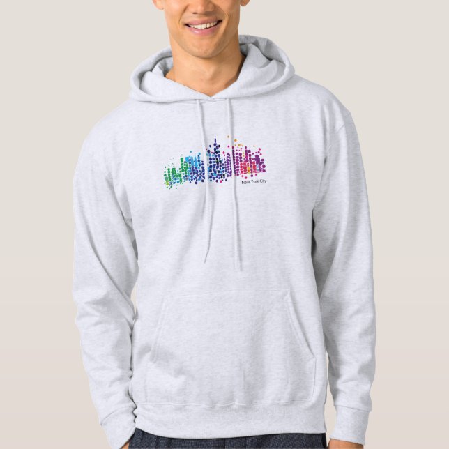 New York City roligt shirt Hoodie (Framsida)